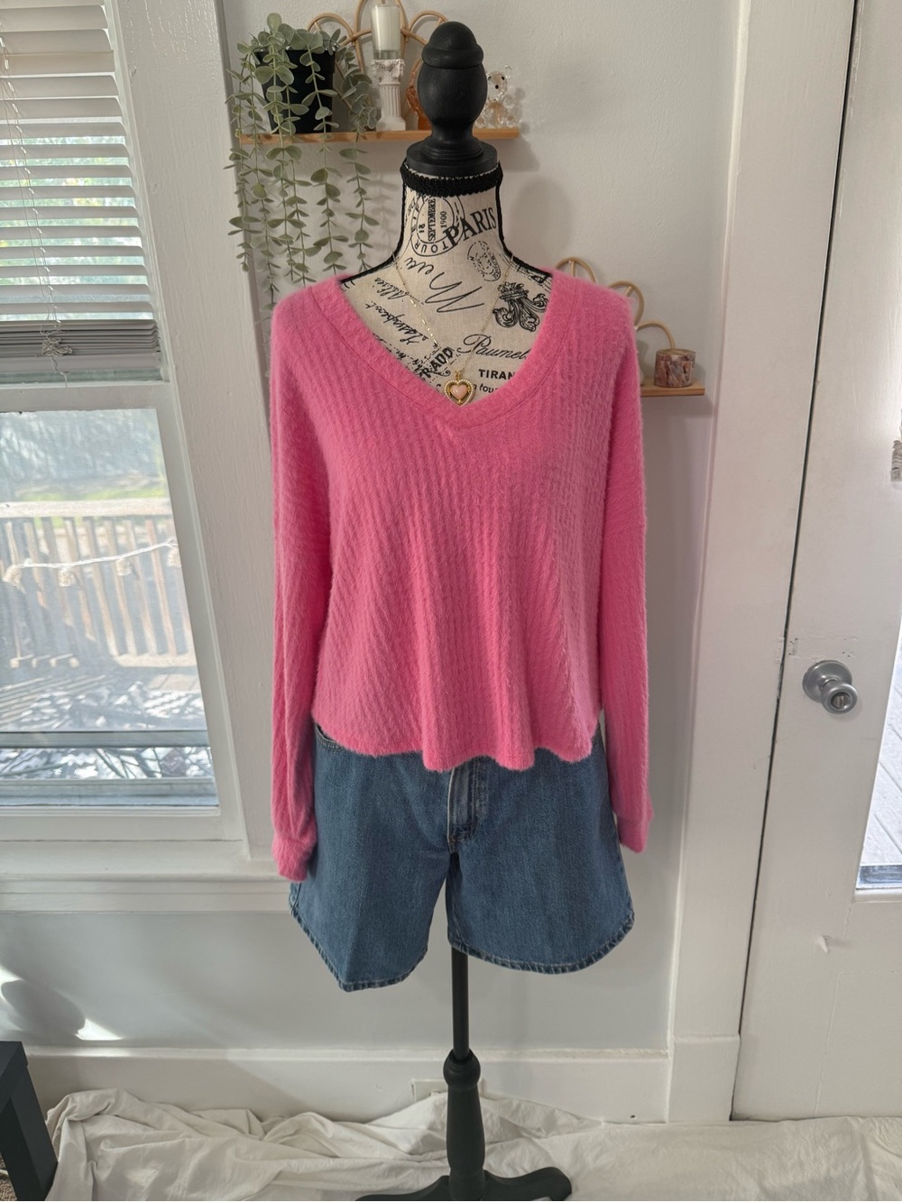 Hollister soft ribbed knit sweater